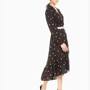 Kate Spade Bakery Polka Dot Wrap Dress